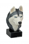 Siberian Husky, Chukcha - painted figurine, statue, figure, made by the artist, brand Art-Dog