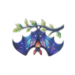 Halloween Acrylic Pendant Halloween Party Decoration Flat Pendant Halloween Horror Decoration 2D plane One Size