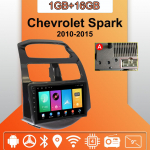 Android Carplay Auto Raadio Chevrolet Spark 2010-2015 jaoks Multimeediam&auml;ngija Peaseade Stereo GPS Navigatsioon BT WIFI 2+32GB 1+16GB,A