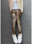 Leopardprint k&otilde;rge v&ouml;&ouml;kohaga venivad retuusid &ndash; stiilsed ja mugavad naiste kitsad p&uuml;ksid, kuum allahindlus! Free Size (suitable for 90-140 jin)