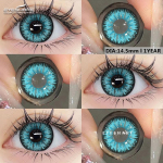 EYESHARE Colored Contact Lenses Halloween Vampire Red Lenses Anime Cosplay Beauty Pink Blue Colored Lenses 1 Pair 0