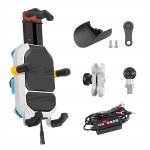 M8/M10 Kuulpea + L&ouml;&ouml;ki Summutav Telefoni Hoidik Juhtmevaba Laadimine 15W Laadija 19.5*7.5*8.3cm,M8