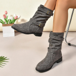 S&uuml;gis- ja talvejalatsid, mugavad ja &uuml;mara peaga, lameda p&otilde;hjaga v&ouml;&ouml;pandlaga naiste kingad ja saapad 36 must