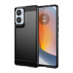 Katte jaoks m&otilde;eldud Motorola Moto G85 &uuml;mbris Moto G85 koputusevastane pehme TPU silikoonist s&uuml;sinikkiust taga&uuml;mbris Moto G85 &uuml;mbrisele 6,67 tolli For Moto G85 must