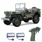 Kaugjuhtimispuldiga auto, 2,4 GHz 4WD tuledega maastikus&otilde;iduk, 1:10 K&otilde;ik maastikul elektrilised -2