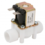 12 V G1/2\  NC plastist elektriline sisselaske solenoidveeklapp vee v&auml;ljastamiseks