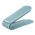 Kingahoidja Kahekihiline virnastatav plastik, All Match susside jalatsihoidja kodutarbed helesinine v&auml;rv