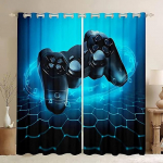 3D e-spordi m&auml;ngupult m&auml;ngukontroller, video poiss, laps, aken, kardinate komplekt elutuppa, magamistuppa, 2 t&uuml;kki, tasuta kohaletoimetamine 100W130H(CM)40x51in&Rod Pocket