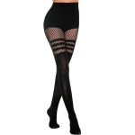 Mustad siidisukad Seksikad v&otilde;rksokid Naiste k&otilde;rged siidist liibuvad sukad One size