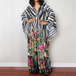 Lipsuv&auml;rviga kaftani kleit, vabaaja rannasuvine Maxi Cover Up Maxi kleit, naiste riided One Size
