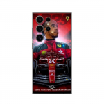 Coque - Ferrari - Samsung Galaxy S24 Ultra - Noir - Souple - Lewis Hamilton