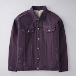 Ameerika Retro Dopamiini Roosa Denim Jakk Meeste Trendikas Aso Agent Vabaaja Jakk L black