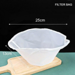 Sojaoa filtri v&otilde;rgukott Nailonist vedelikufiltriga v&otilde;rgukott Piim Kohv Filter V&otilde;rkott Korduvkasutatav peenv&otilde;rgust v&auml;rvi pigistatav v&otilde;rgukott k&ouml;&ouml;git&ouml;&ouml;riist 25cm