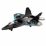 Uus Kaugjuhtimispuldiga Lennuk 2.4G H&auml;vitaja Gravitatsiooniandur Helikopter Purilennuk Valgusega EPP Vaht H&auml;vitaja Fikseeritud Tiivaga Kvadkopter Poisid Lapsed Kingitus M&auml;nguasi With 1 Battery sinine