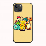 B-67 Pokemon Bulbasaur Must &uuml;mbris OPPO A5 A9 A15 A16 A55 A94 A95 A96 Reno 6 7 8 10 5G Realme 7I 8I C30 C31 VIVO V23E V25 V27 Pro Y20S Y17S jaoks VIVO Y16 Capri