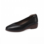 Kiilkontsaga &uuml;ksikud kingad naiste &uuml;mmargune pea Mugav pehme tald, pehme pind Naiste kingad madala suuga vanaema kingad nahast kingad 34