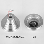 T&ouml;&ouml;kindel 14 mm/22 mm alumiiniumist &uuml;lekanderatas lauapuurpressi jaoks 14mm