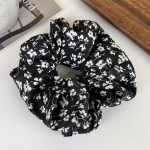 Prinditud Scrunchies Elastsed juuksepaelad Naistele T&uuml;drukutele Vintage Juuksepaelad Peapaelad Juukseaksessuaarid Hobusesabahoidja Kummipaelad
