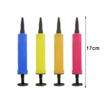 Mini plastikust k&auml;sipallipump juhuslikus v&auml;rvis foolium- ja lateks&otilde;hupallide jaoks, &otilde;hupump, kaasaskantav peotarvikute jaoks Random Color