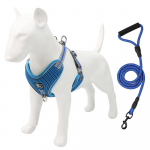 Pol&uuml;estrist peegeldavad suured koerarakmed, vest jalutusrihm, reguleeritavad hingavad lemmikloomarakmed, t&otilde;mbevabad prantsuse buldogi lemmikloomade asjade jaoks XL must