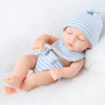 18 cm pestav elutruu pehme k&auml;sitsi maalitud simulatsioon Baby Reborn Doll Lapsed saadavad m&auml;ngunuku 18CM