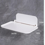 Iminapaga kokkupandav seinariiul vannituppa, tualetti v&otilde;i voodi&auml;&auml;rsele mobiiltelefonide hoidmiseks. SMD valge