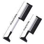 Auto lumelabidas kaasaskantav auto lumeeemaldi auto j&auml;&auml;kaabits praktiline aken j&auml;&auml;kaabits auto lumekraabit auto esiklaasi jaoks must