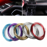 Autode interj&ouml;&ouml;ri dekoratiivribad: Ukse ja n&auml;idikupaneeli vahede &auml;&auml;ris (3/5 miljonit) Chrome Red 3m