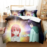 Anime TONIKAWA Over The Moon For You Voodipesu komplekt Tekikott Voodikomplekt Tekikate Padjap&uuml;&uuml;r Tekk Kuninglik Suurus Kuninganna Suurus Poistele T&auml;iskasvanutele EU single(135x200cm)