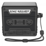 2024. aasta 3D-retrokasseti &uuml;mbris AirPodidele 4. p&otilde;lvkonna &uuml;mbris Kaitsev p&otilde;rutuskindel silikoon AirPods 4 &uuml;mbris koos kaelapaelaga For Airpods 4 tumehall v&auml;rv