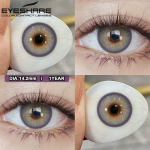 EYESHARE Colored Contact Lenses Blue Natural Contact Lenses Purple Fashion Comfortable Colored Contact Lenses Gray Eye Makeup Beauty Lenses 1 Pair