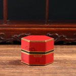 Loominguline kuusnurkne teekann plekkpurgist Hiina plekkplaadist teepaak suletud kaasaskantava teekarbi t&uuml;hjade purkide teekomplekti tarvikud