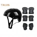 7 tk/komplekt lastele uisutamise kaitsevarustuse komplekt Rulluisu rula Jalgratta t&otilde;ukeratas Reguleeritav kiiver p&otilde;lve k&uuml;&uuml;narnuki padja randmekaitse