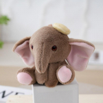 Armas elevandiga t&auml;idetud loomast plush-m&auml;nguasja v&otilde;tmehoidja pehme nuku auto v&otilde;tmehoidja naistele paarile lastele kottide ripats s&uuml;nnip&auml;evakingitus as the picture