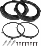 7-tolline &uuml;mmargune esitule kinnusr&otilde;ngas kinnitusklamber esitule metallr&otilde;ngastega Jeep Wrangler JK 07-17 jaoks LED-esitulede jaoks must