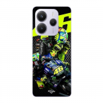 Coque - Xiaomi - Redmi Note 14 5G - Valentino Rossi Logo - Souple - Noir