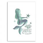 Stickers - Toga - Sir&egrave;ne - Thermocollant - A5 - Tissu flex