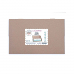 2 bo&icirc;tes en carton pour b&ucirc;che de No&euml;l 35 x 11 x 11 cm pruun