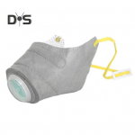 Koera respiraatori koon Reguleeritav koera &otilde;hufilter N&auml;opadi hingav uduvastane tolmuvastane kaitsekork suurtele v&auml;ikestele koertele S hall