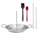 Roostevabast terasest vertikaalne varraste grillikomplekt 3 naelaga (8 /10 /12 ) Pintslid &Otilde;lipurgi kebabirest Tacos Al Pastor Kebabs Ahju BBQ B