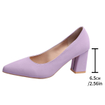 Naiste kingad Madalad naiste k&otilde;rged kontsad Mood Plus Size Solid Kontor ja karj&auml;&auml;r Seksikad terava varbaga kontsad naised 37