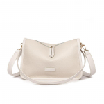 Esimene kiht lehmanahast kaenlaalune kott, ehtsast nahast naiste kott, k&otilde;rgekvaliteediline &otilde;lakott, pendeldaja &otilde;lakott. valge