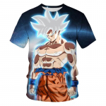 Anime Dragon Ball Son Goku 3D Prindiga Laste T-s&auml;rk Suvine vabaaja T-s&auml;rk Poiss T&uuml;druk Unisex Laster&otilde;ivad T-s&auml;rk Topid XL