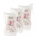 Douce nature Orgaaniline 100% puuvillast puhastuspuuvill 50 lehte x 3 Organic pure cotton oval cotton pads 50 sheets x 3