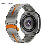 Titaanist luksusrihm Samsung Galaxy Watch Ultra 47mm jaoks Rihm SAMSUNG ULTRA GALAXY 47MM Meeste kellarihm Galaxy Ultra k&auml;ev&otilde;ru Galaxy Watch7 Ultra 47mm gray