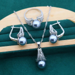 Mood Valgus Luksus P&auml;rl Tsirkoon Inkrusteeritud Liblika Ehted K&otilde;rvar&otilde;ngad S&otilde;rmused Kaelakee Emadep&auml;eva Kingitus 10 yards