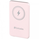 Verbatim Powerbank Indukcyjny `N` Go 15W5000Mah Wireless Magnetic R&oacute;żowy/Pink 32243