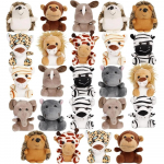 12-36 TK V&auml;ikesed Safari Pehmed Loomad Hulgim&uuml;&uuml;k 12cm Džunglilooma Mini Pl&uuml;&uuml;sm&auml;nguasjad Peo Kingitused S&uuml;nnip&auml;ev Beebipidu Kingikotid