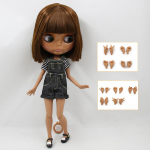 ICY DBS Blyth doll Joint Body 30CM BJD Clothes Shoes Hand Set Fashion Dolls girl gift full set with hands punane