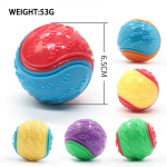 Pehmed TPR Dogsi interaktiivsed treeningm&auml;nguasjad v&auml;ikestele suurtele koertele Hammaste puhastamine Hammustuskindlus Kriiksumine Lemmikloomade pallim&auml;nguasjade tarvikud